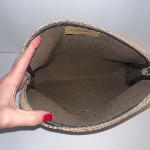 YVES Saint LAURENT YSL Vintage Giraffe print Clutch Pouch Bag authentic - Picture 9 of 10